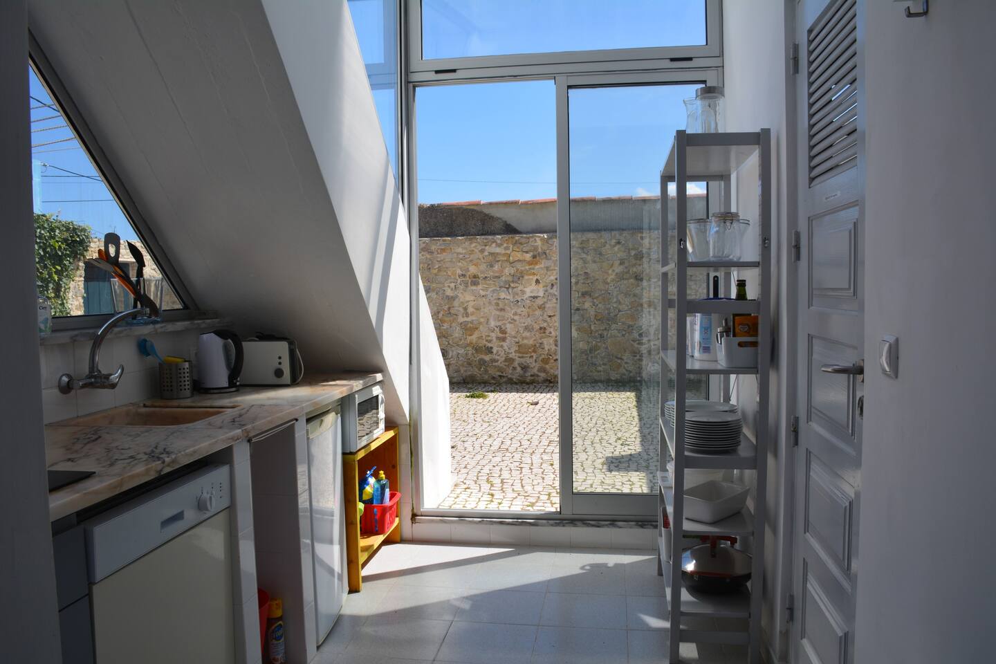 kitchen downstairs also with dishwasher and microwave