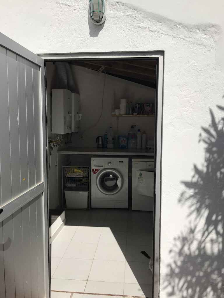 Shared laundry shed